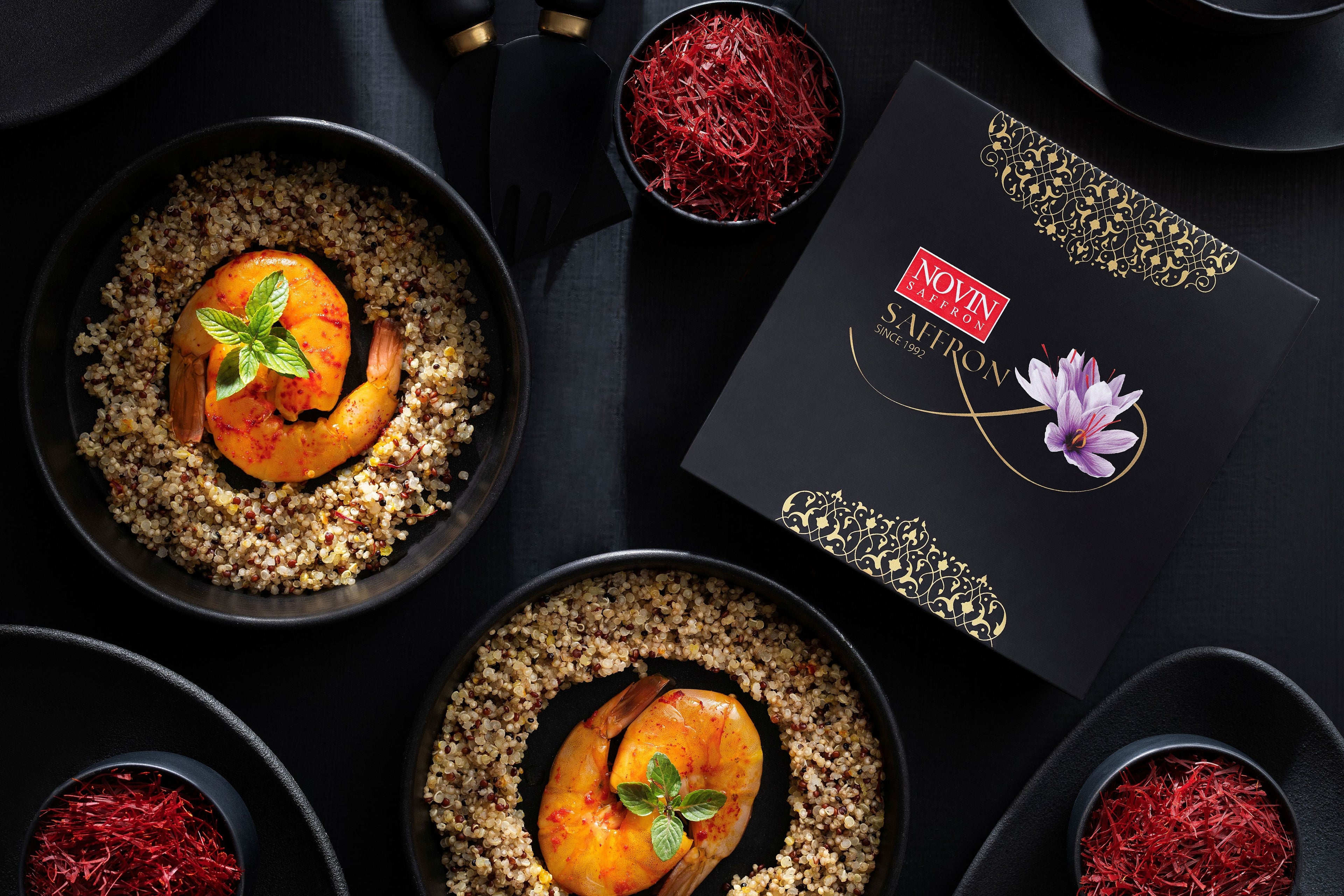 Novin Art Series saffron - premium Persian saffron in artistic cultural packaging, Persian heritage saffron gifts Dubai UAE