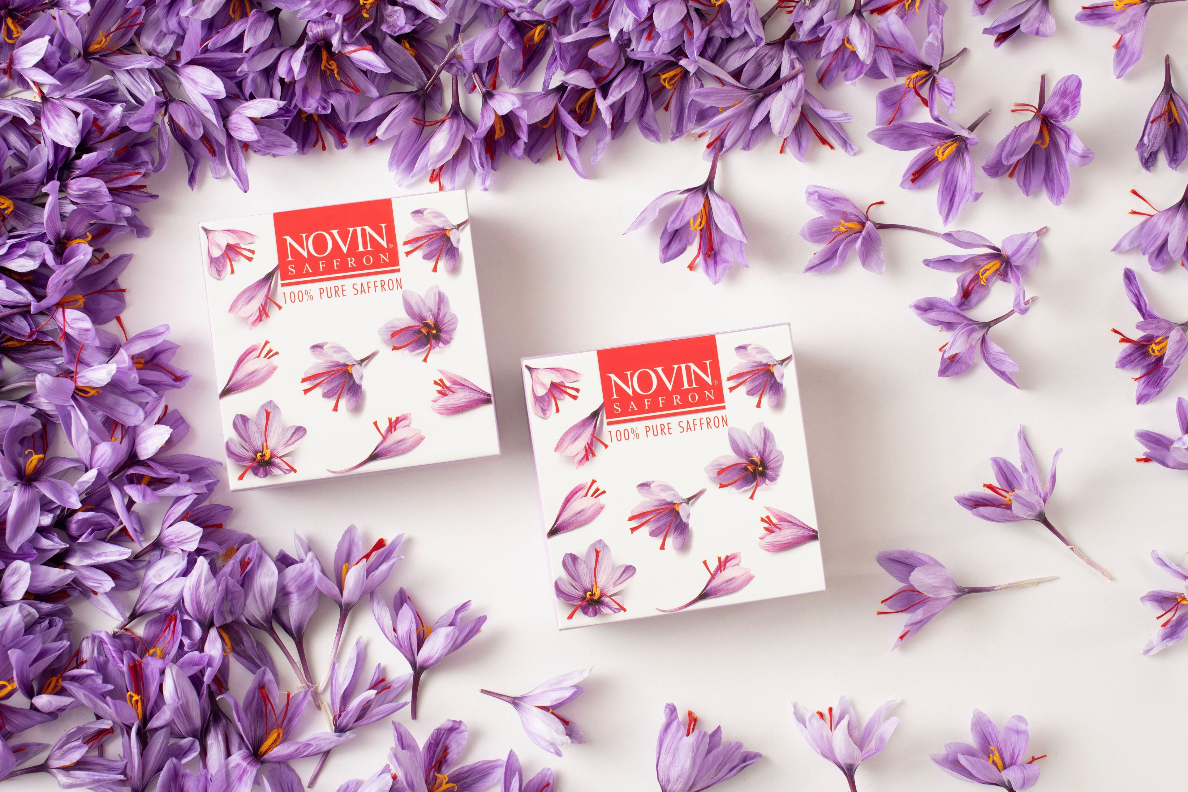Novin Hard Box saffron collection - premium Persian saffron in elegant hard gift boxes, Grade AA saffron Dubai, luxury saffron packaging UAE