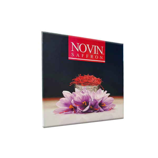 Luxury Black Hard Box with Saffron Cup Design – Side View