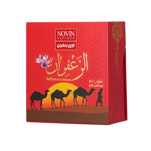 Premium Novin Saffron Gift Box – Side View