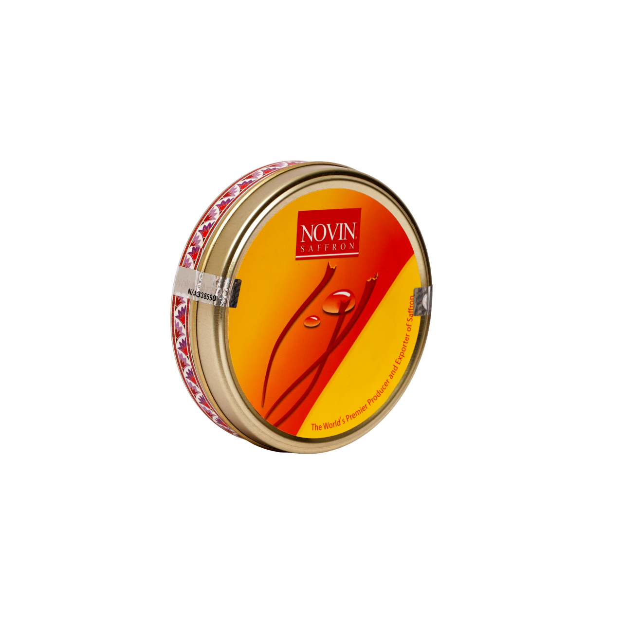 Novin Saffron Metal Series 12g – Premium Persian saffron tin in Dubai-Buy Saffron Dubai-3