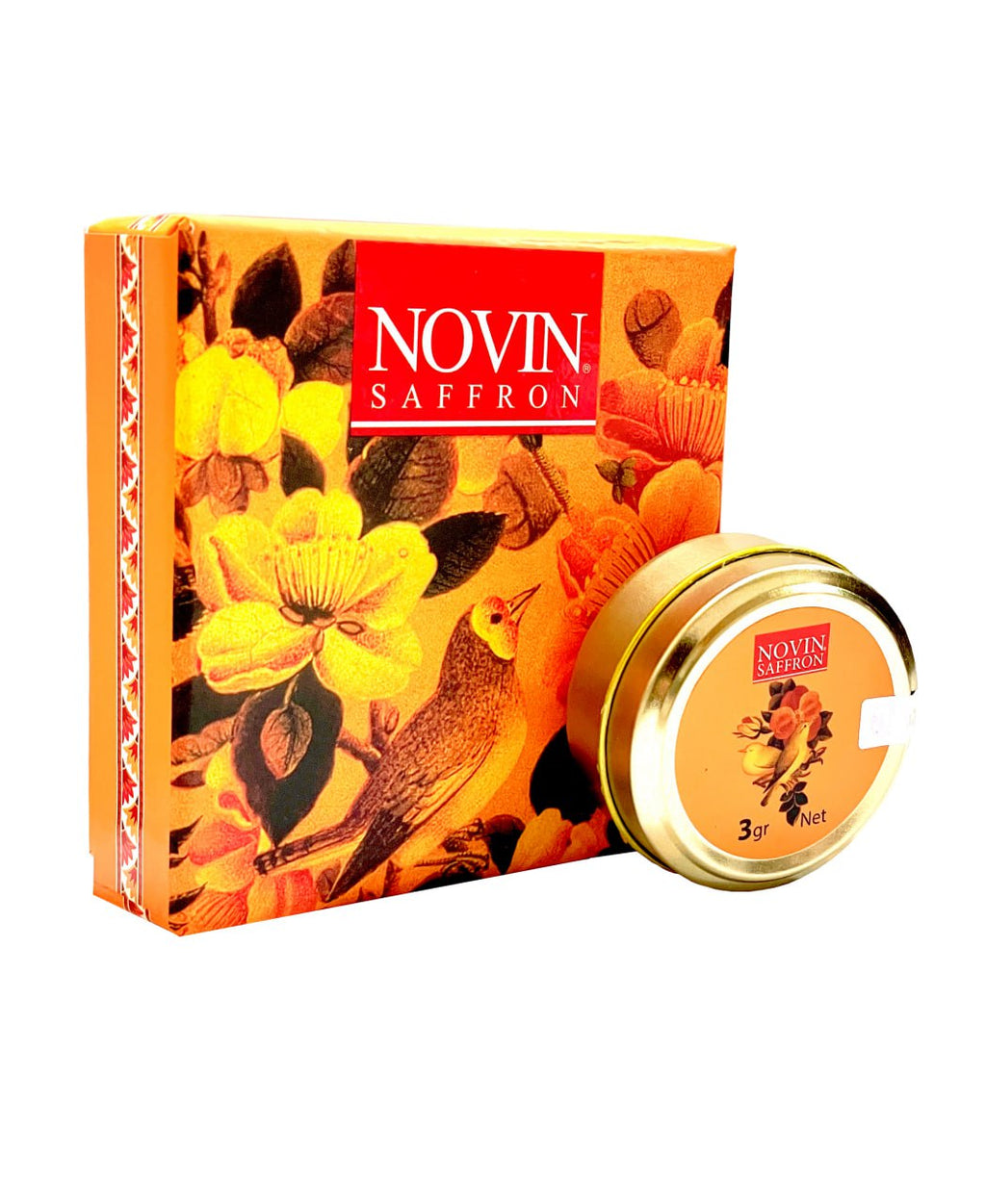 Novin Saffron Gol Morgh Hard Box 3g – Open Packaging