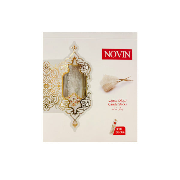 White Rock Candy Sticks - Nabat (10 Sticks)