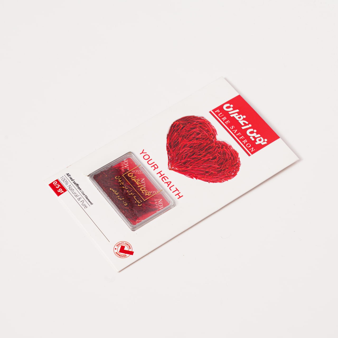 Novin Saffron Heart Series 0.5g – Romantic Saffron Gift Pack in Dubai